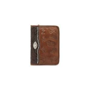  Round Up Hand Tooled Leather Dayplanner/Address Book 