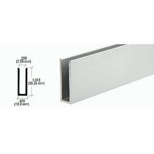   Anodized 1/4 Aluminum U Channel by CR Laurence: Home Improvement