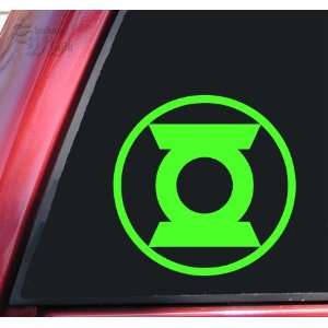  Green Lantern Symbol #2 Vinyl Decal Sticker   Lime Green 