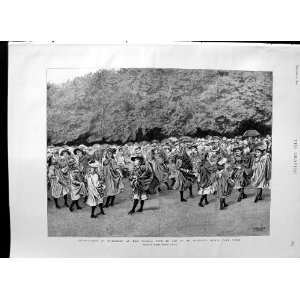  1892 Skirt Dance Children Floral Fete Georges Cape Town 