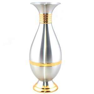    G4201   Jasmine Vase (Gold Trimmed   A): Patio, Lawn & Garden