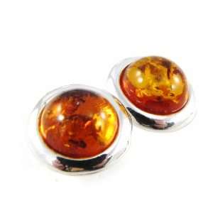  Earrings silver Inspiration amber.: Jewelry