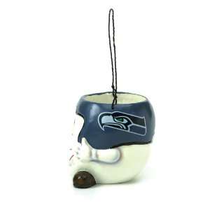   Seahawks Halloween Ghost Trick or Treat Candy Bucket: Kitchen & Dining