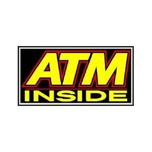  ATM Inside Backlit Sign 15 x 30: Home Improvement