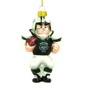   York Jets NFL Glass Player Ornament (5 Caucasian) Everything Else