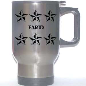  Personal Name Gift   FARID Stainless Steel Mug (black 