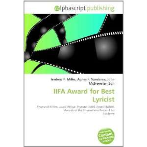  IIFA Award for Best Lyricist (9786134051187) Books