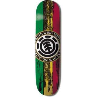 Element Rasta Logo Seal Shape # 5 Featherlight Skateboard Deck , 7.625 
