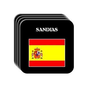  Spain [Espana]   SANDIAS Set of 4 Mini Mousepad Coasters 