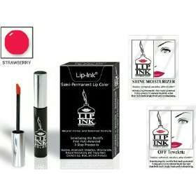  LIP INK® Lipstick Smear proof STRAWBERRY Trial Kit NEW 