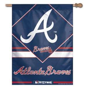    Atlanta Braves MLB Vertical Flag (27x37): Sports & Outdoors
