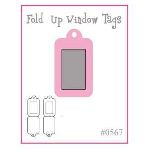  #0567 Fold Up Window Tags   set of 2 MSRP: $13.50: Arts 
