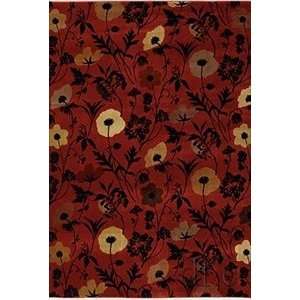  Shaw Rugs 06800 Fields of Glory Red Rug: Furniture & Decor