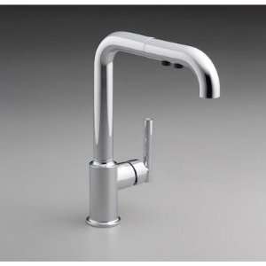   One Handle Single Hole Bar Kitchen Faucet Finish: Vibrant Stainless