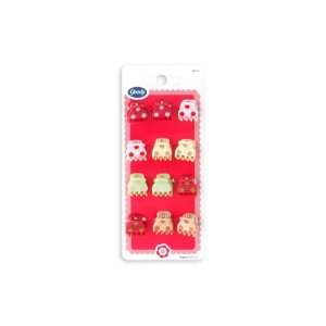  : Goody Girls Polka Dot Mini Claw Clips #09211 Color May Very: Beauty