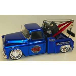 Toys 1/24 Scale Diecast Big Time Kustoms 1955 Chevy Stepside Tow Truck 