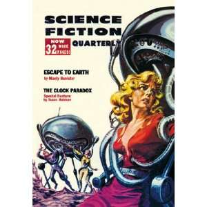  Science Fiction Quarterly: Robot Attack 20x30 poster: Home 