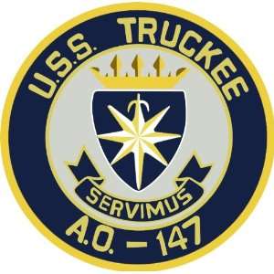  US Navy Ship USS Truckee AO 147 Decal Sticker 3.8 
