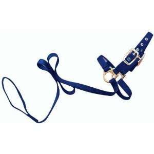  Hamilton 3/4 Sheep Show Halter with 5 ft. Lead, navy Pet 