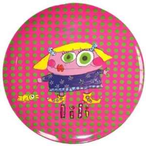  Pink Dot Plate Lili: Kitchen & Dining