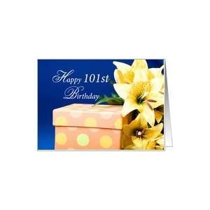  101st Birthday Present and Lilies Card: Toys & Games