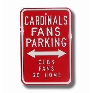 St. Louis Cardinals Cubs Go Home Parking Sign: Sports 