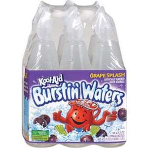 Kool Aid Burstin Waters Grape Splash 6 ct   8 Pack:  