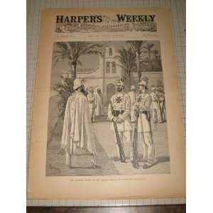 1891 Harpers Weekly Parks of Chicago   Warrior Monks of Sahara   The 