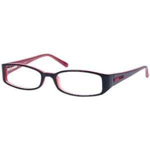 Guess GU 1393 Eyeglasses (BLKRD) Black Over Red Health 