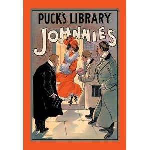   printed on 12 x 18 stock. Pucks Library Johnnies