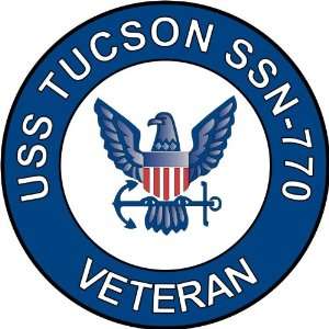  US Navy USS Tucson SSN 770 Ship Veteran Decal Sticker 5.5 