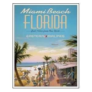  Miami Beach Florida tin sign #1162 