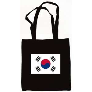  South Korea, South Korean Flag Tote Bag Black: Everything 