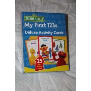  Sesame Street My First 123s Deluxe Activity Cards: Toys 