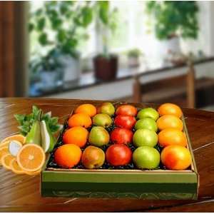 Fruits Abound Deluxe Gift Basket Grocery & Gourmet Food