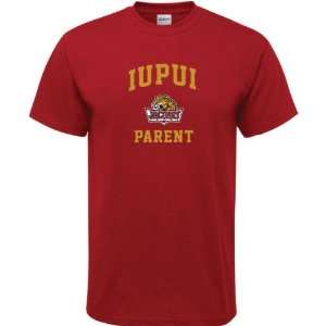    IUPUI Jaguars Cardinal Red Parent Arch T Shirt: Sports & Outdoors