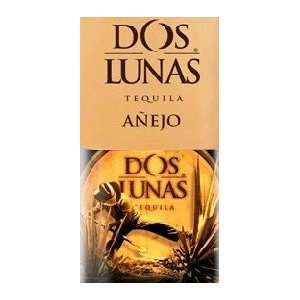  Dos Lunas Tequila Anejo 750ML: Grocery & Gourmet Food