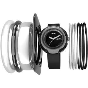 Vestal The Set Low Frequency Collection Fashion Watches   Black/Black 