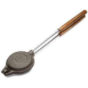  Romes #1205 Round Jaffle Iron with Steel and Wood 