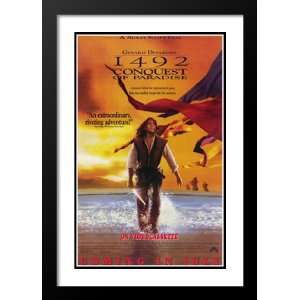  1492: Conquest of Paradise 32x45 Framed and Double Matted 