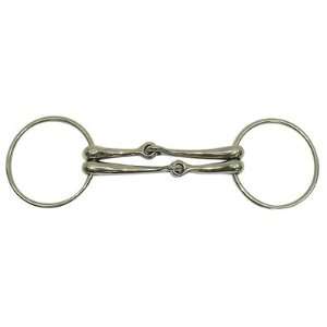   Ring Snaffle Bit with Offset Double Jointed Mouth