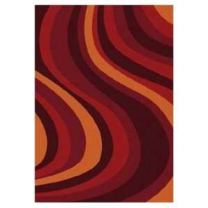  Joy Carpets Whimsy On The Curve 1564 Red Kids Room 54 x 