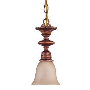 Nuvo Lighting 60/1608 Crackled Bullion Belvedere Transitional Single 