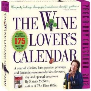  Wine Lovers 2012 Page a Day Boxed Calendar: Office 