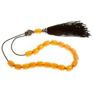  Worry Beads With Tassel   Amber   1 pc. Arts, Crafts 