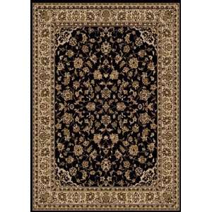   Black Rug From Como 1833 Collection 9.11 x 12.90.