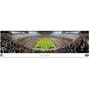   New York Jets 13.5 x 40 Endzone Panoramic Print: Sports & Outdoors