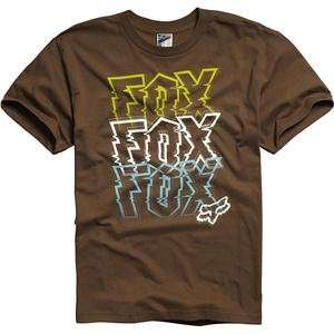  Fox Racing Spacerock T Shirt   Large/Cocoa Automotive