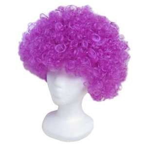  Economy Purple Afro Wig ~ Halloween 1960s or 1970s Costume 