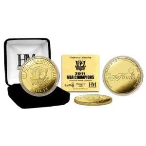  NBA Dallas Mavericks 2011 Champions 24KT Gold Coin: Home 